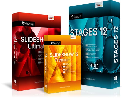 AquaSoft SlideShow and Stages 12