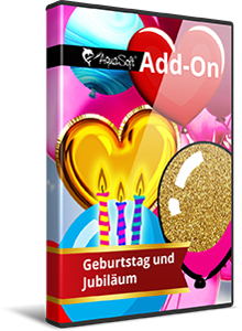 Geburtstag und Jubiläum - Erweiterungspaket für Photo Vision, Video Vision und AquaSoft Stages ab Version 12