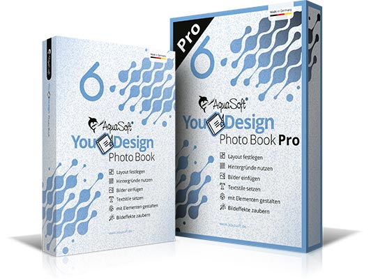 AquaSoft YouDesign Photo Book und Photo Book Pro