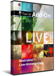 Abstrakte Live-Hintergründe - Erweiterungspaket für Photo Vision, Video Vision und AquaSoft Stages ab Version 11
